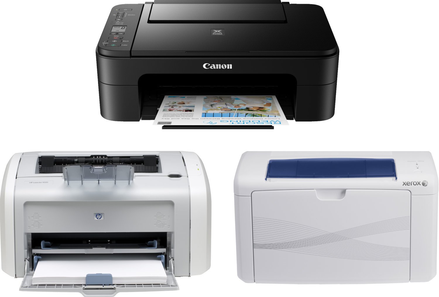 Принтеры HP DeskJet - Не выполняется печать цветными или черными чернилами | Поддержка HP®