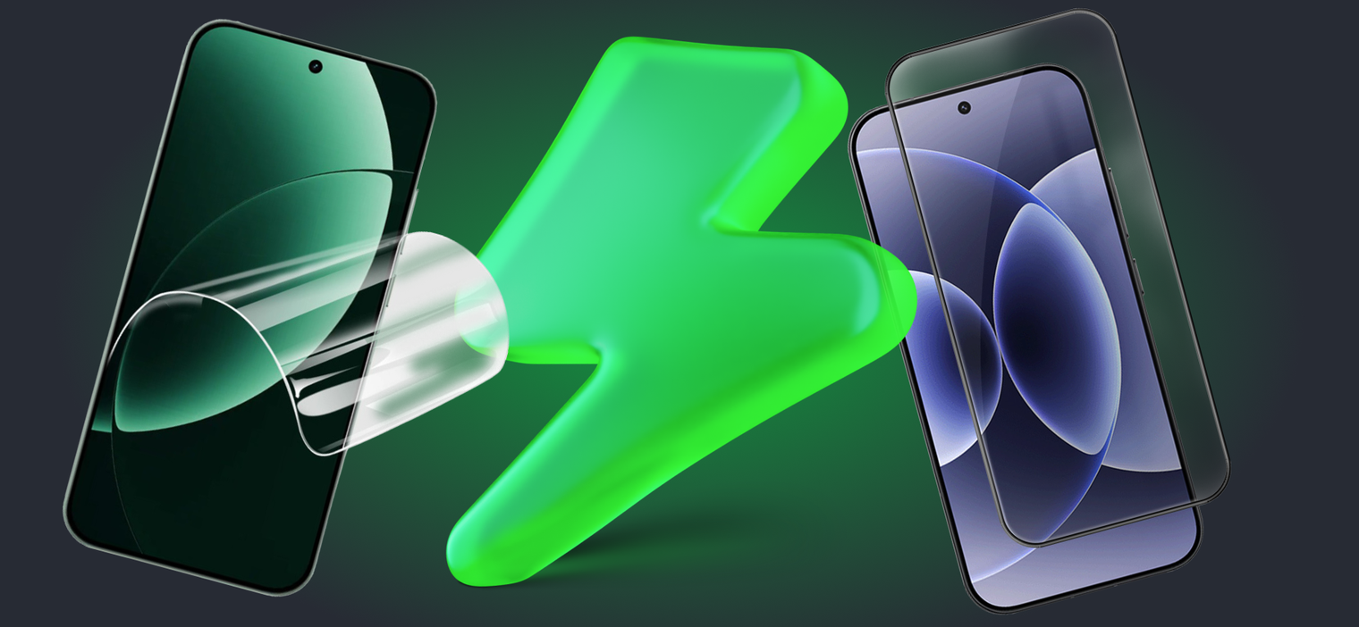 Что лучше: защитное стекло или гидроге­левая пленка