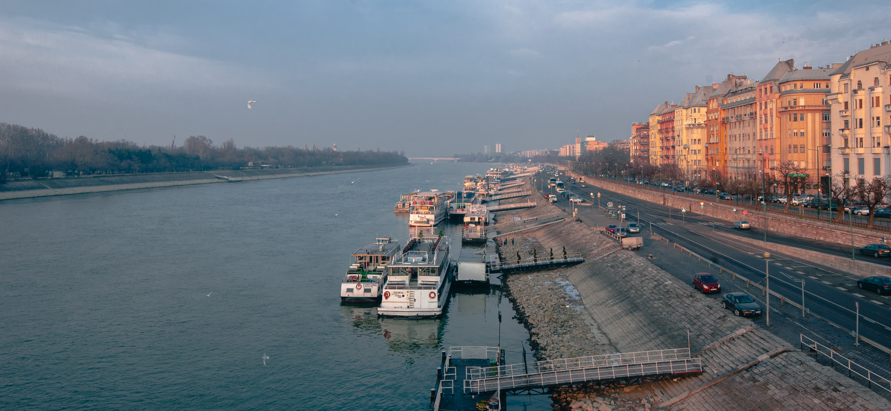 Фотоальбом: как я провел вечер на Дунае в январе 2015 года