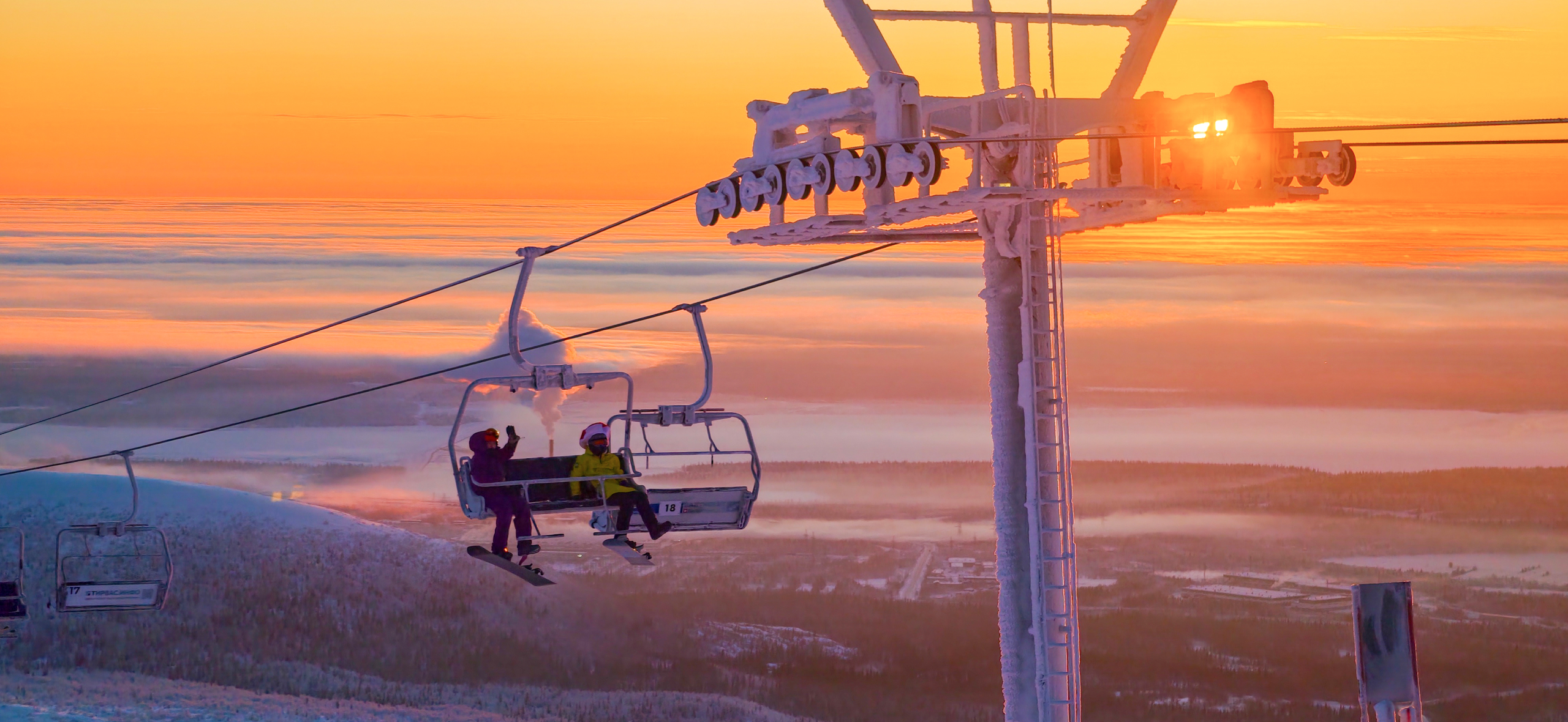 Фотоальбом: как мы съездили на горно­лыжный курорт «Большой Вудъявр» в Кировске