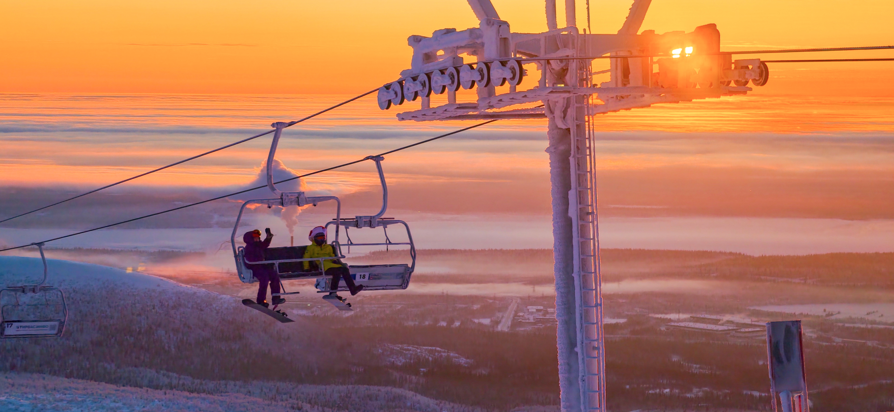 Фотоальбом: как мы съездили на горно­лыжный курорт «Большой Вудъявр» в Кировске