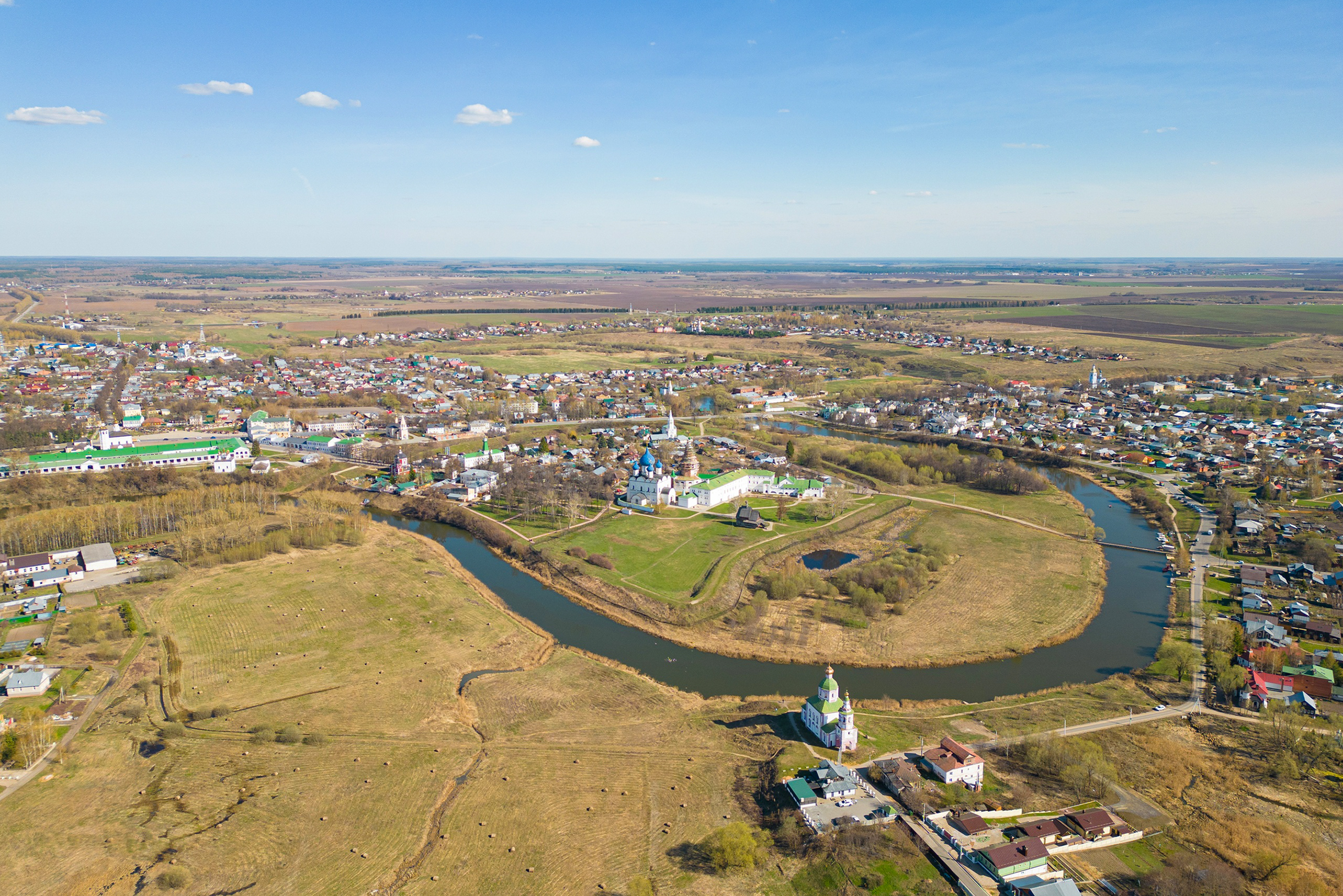 Суздаль, вид на кремль