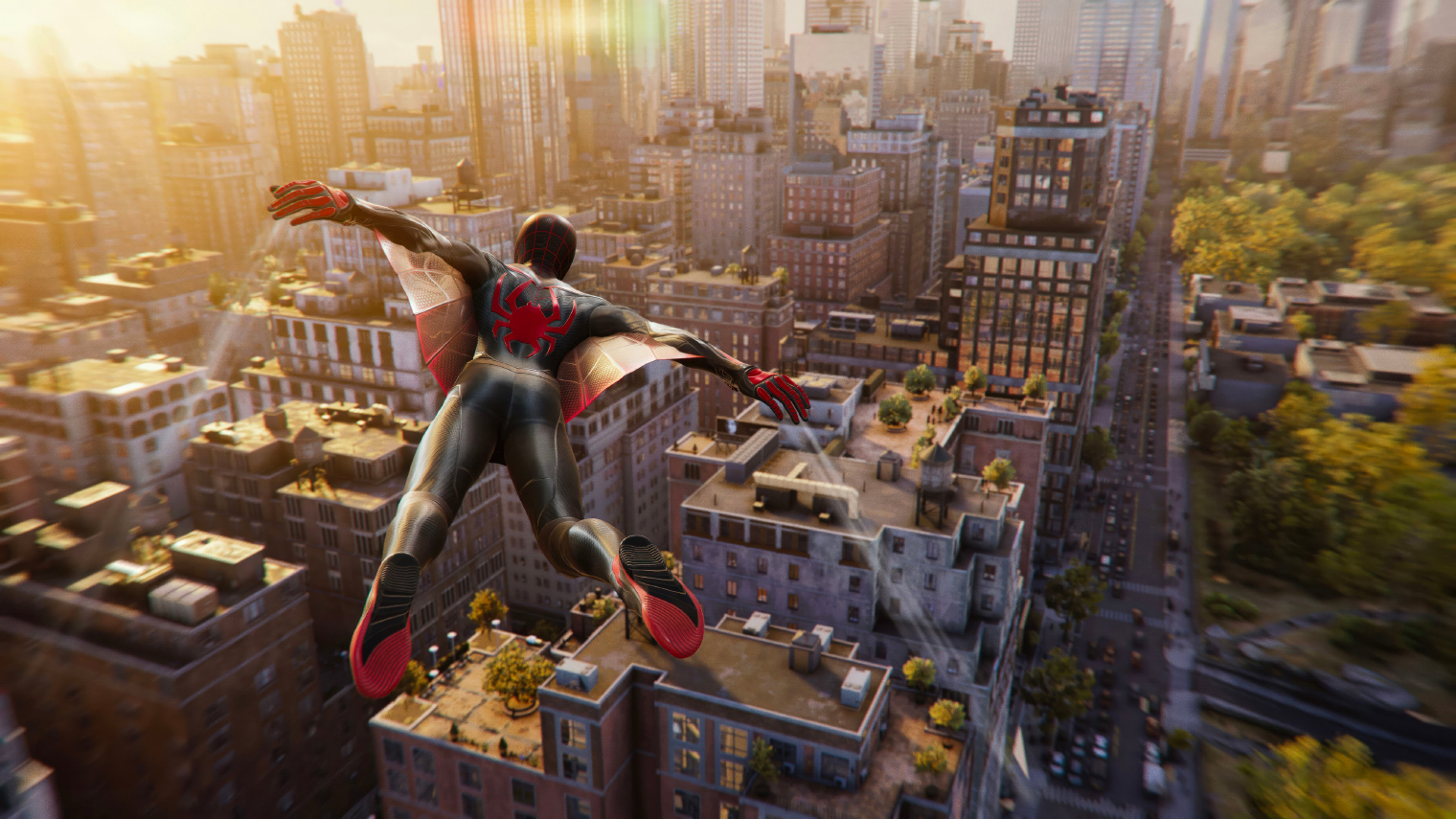 Разрешение картинки в режиме качества в игре Marvel’s Spider⁠-⁠Man 2 на базовой PlayStation 5 может падать аж до 1080p. Возможно, на PS5 Pro игра сможет работать в «честном» 2K или даже 4K. Источник: Insomniac Games