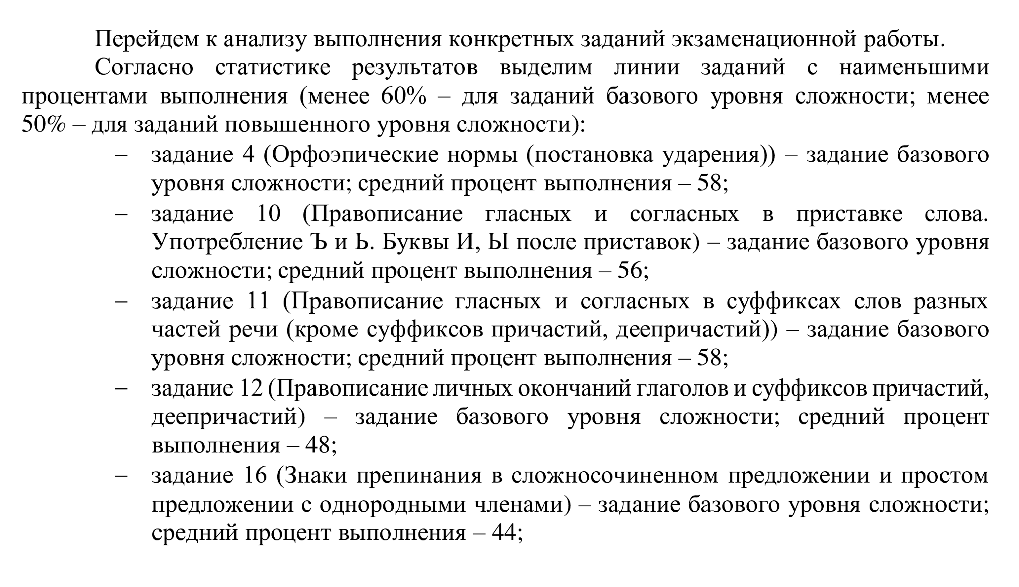 Эксперты ФИПИ предоставили анализ результатов ЕГЭ по русскому языку в 2023 году. Источник: fipi.ru