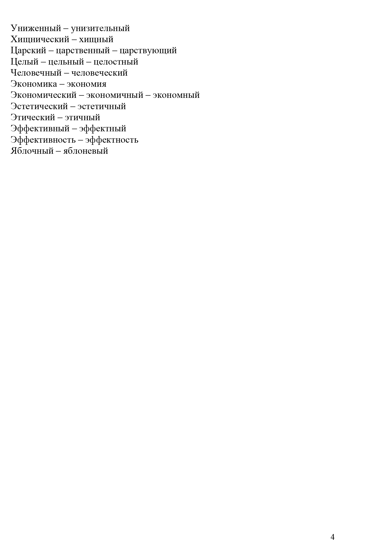 Словарь паронимов от ФИПИ. Источник: fipi.ru
