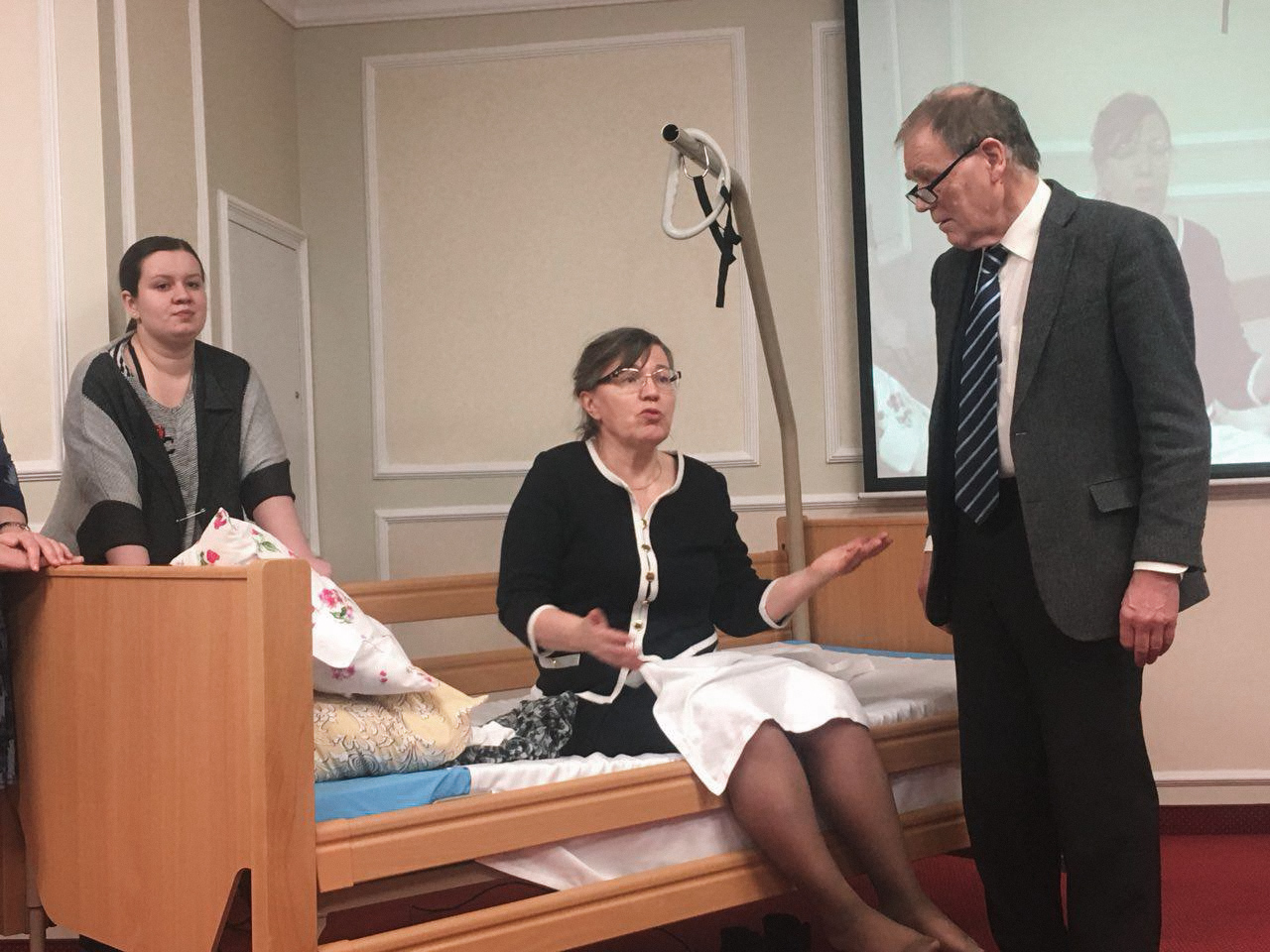 Мастер класс Брюса, Крис Клеминсон и Ольги Васильевны Осетровой по посещению на дому