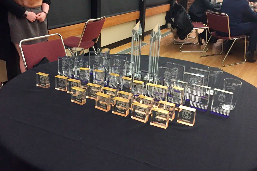 Все награды нашей команды за один турнир — индивидуальные трофеи каждого участника и награда лучшего комьюнити⁠-⁠колледжа турнира