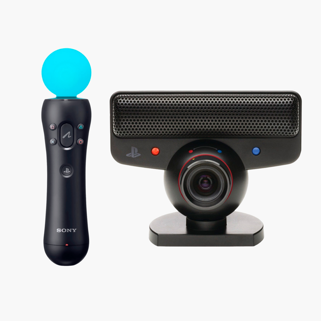 Контроллер PlayStation Move и камера PlayStation Eye