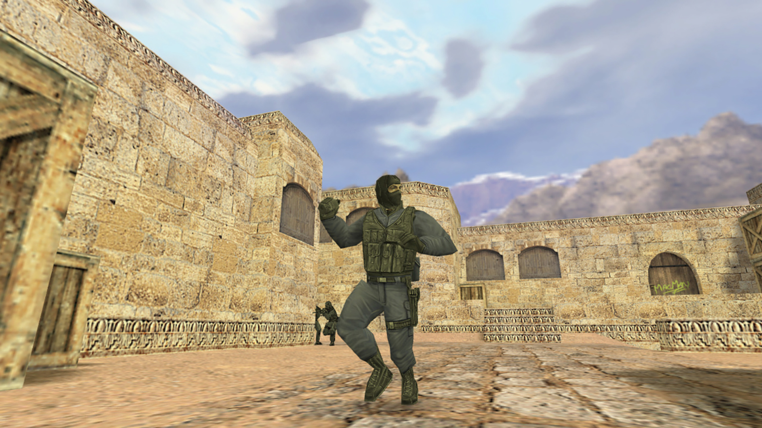 de_dust2 — пожалуй, самая узнаваемая карта в истории мультиплеерных шутеров. © Valve
