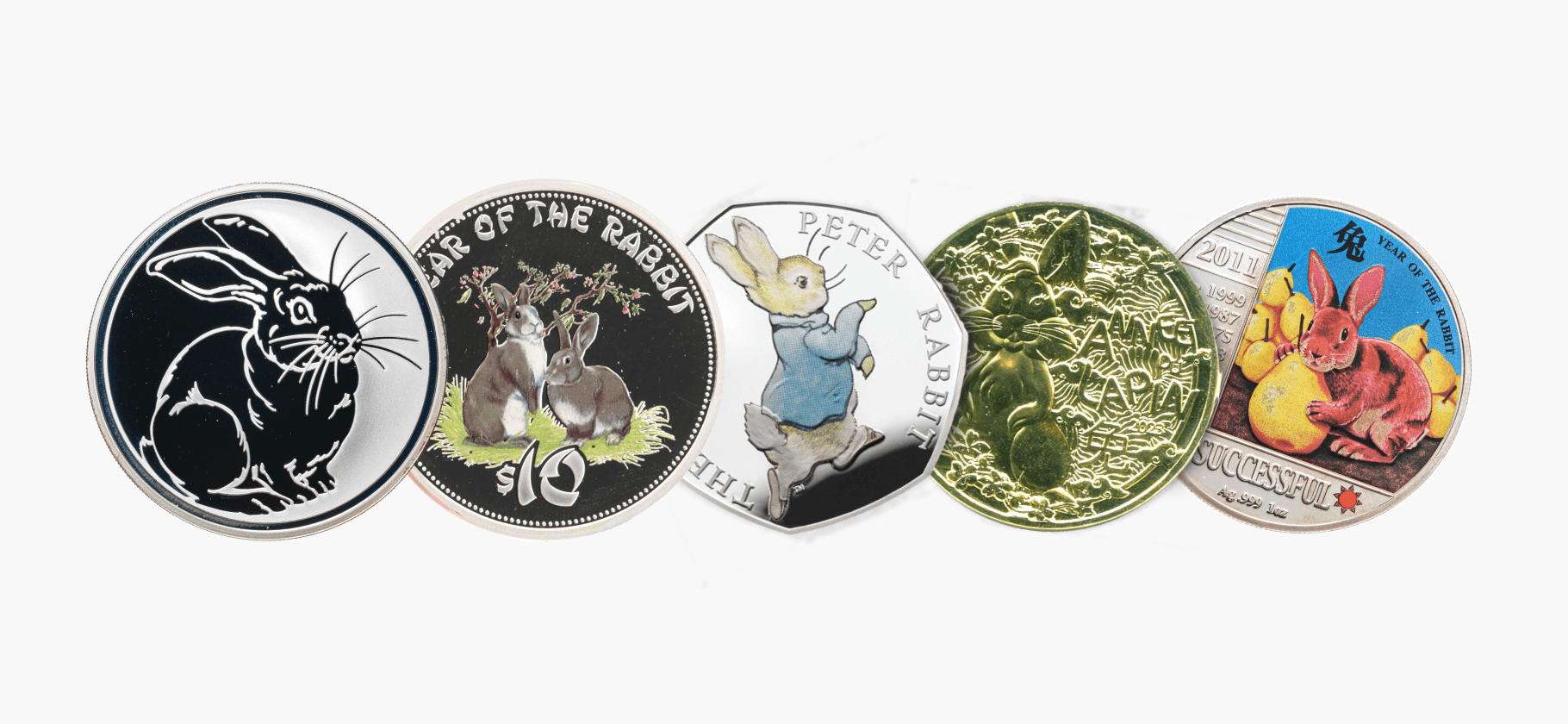 9 драгоценных монет к году Кролика, в которые можно инвестировать