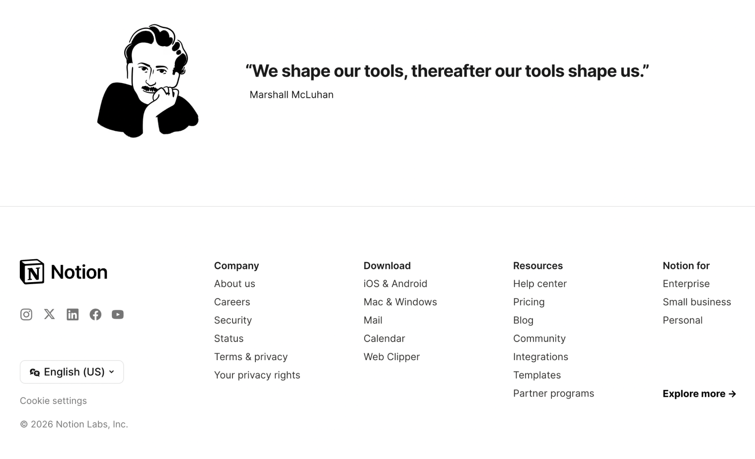 На сайте Notion вакансии указаны в разделе Careers в конце страницы