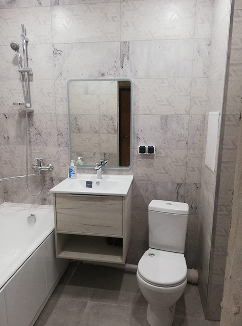 Какие работы включает в себя ремонт ванной комнаты под ключ стандарт?