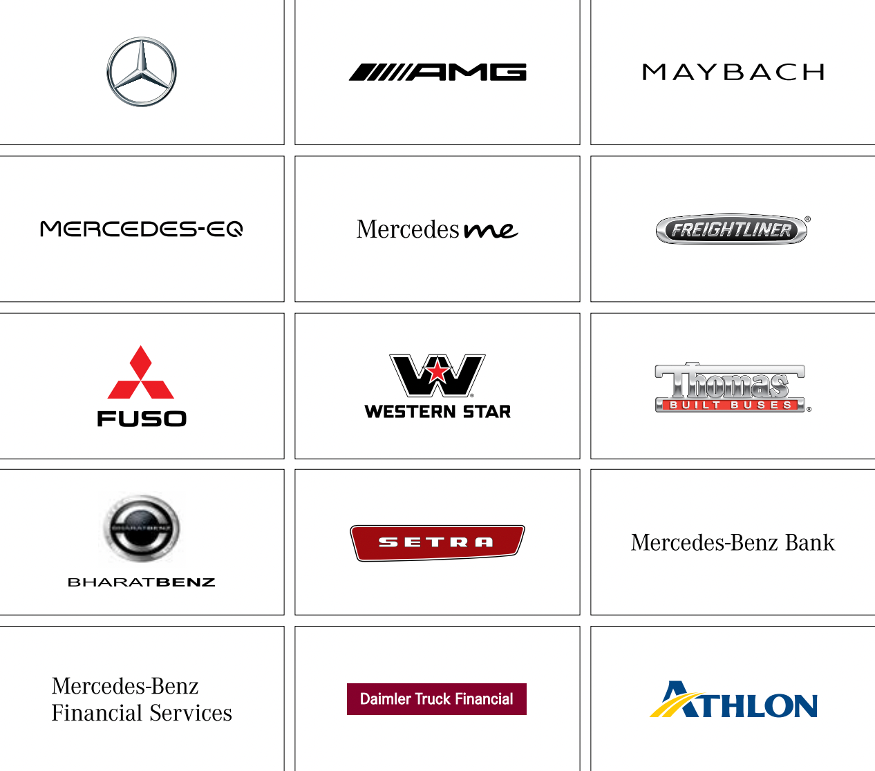 Логотипы брендов компании. Источник: годовой отчет компании, стр. 4