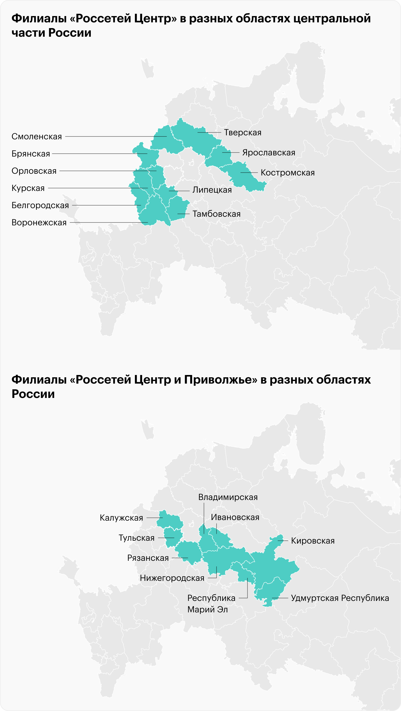 Источник: «Россети Центр» и «Россети Центр и Приволжье»