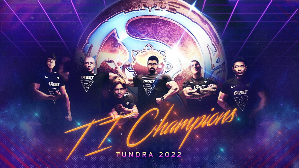 Чемпионы The International 2022 — команда Tundra Esports. Имена всех игроков и тренера будут нанесены на главный трофей турнира — «Эгиду чемпионов», а также отображены на виртуальной Эгиде в самой игре. Источник: Valve