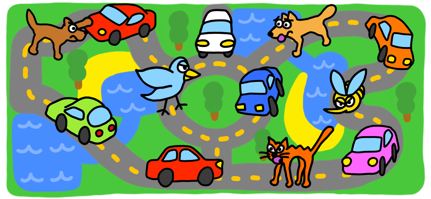 «Собака кинулась под колеса»: 8 исто­рий об опасных случаях за рулем