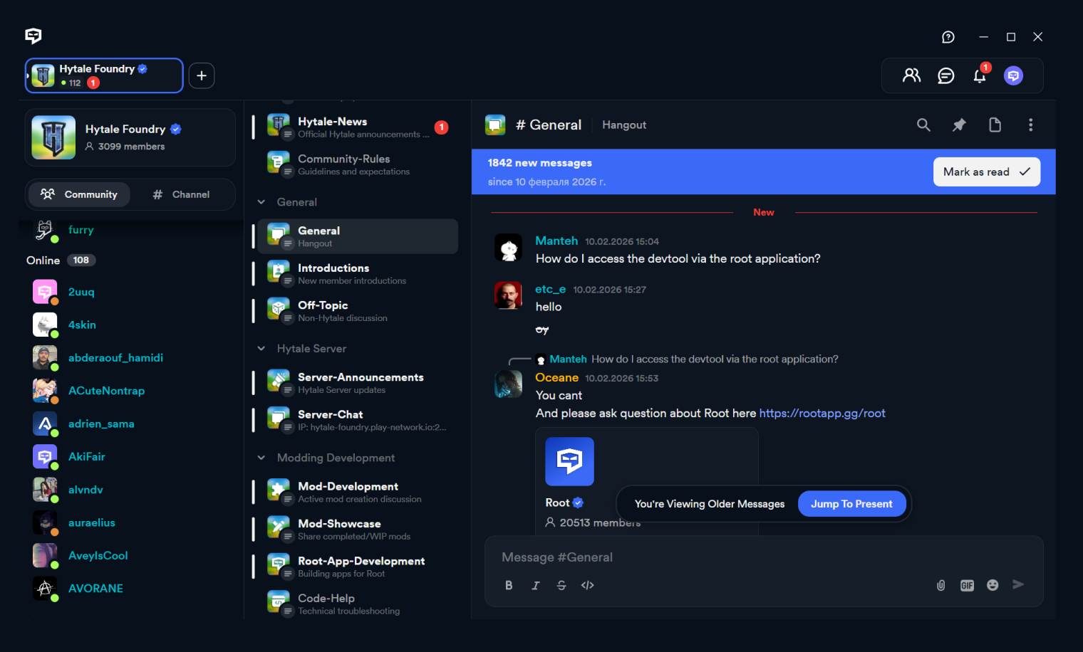 Так Root выглядит в версии для Windows