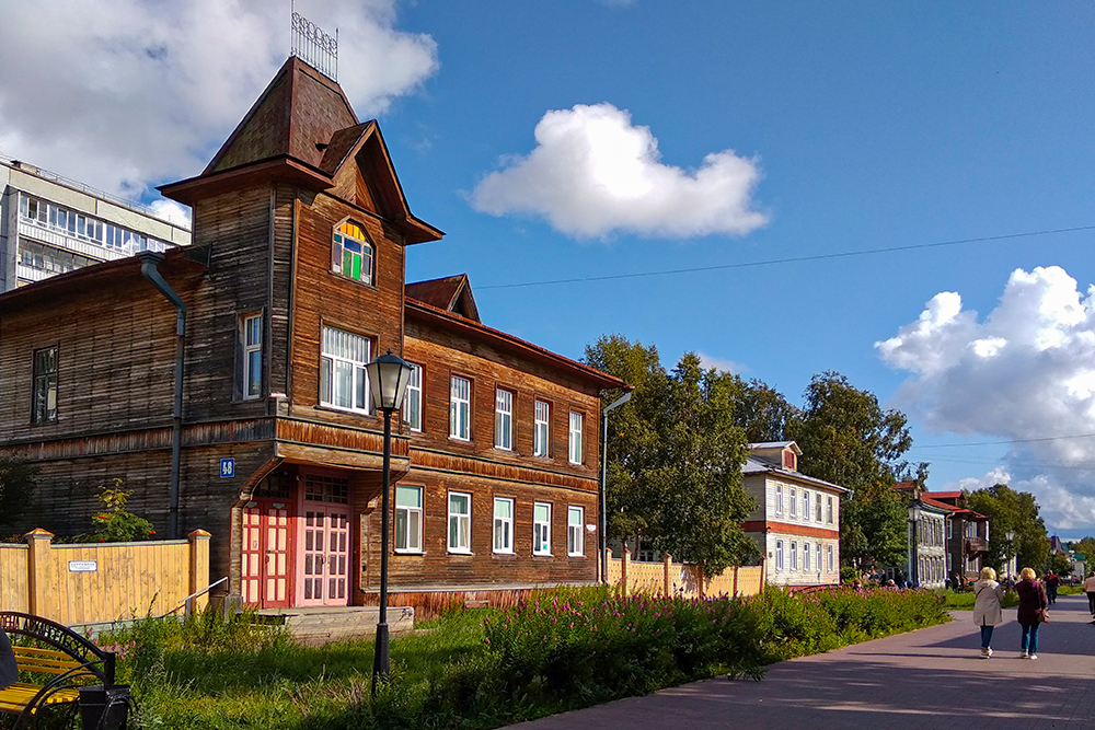 Деревянные дома в Архангельске