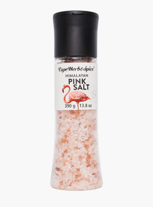 Крупная гималайская розовая соль в мельнице. Такой подарок обойдется в 400 ₽. Источник: capeherb.ru