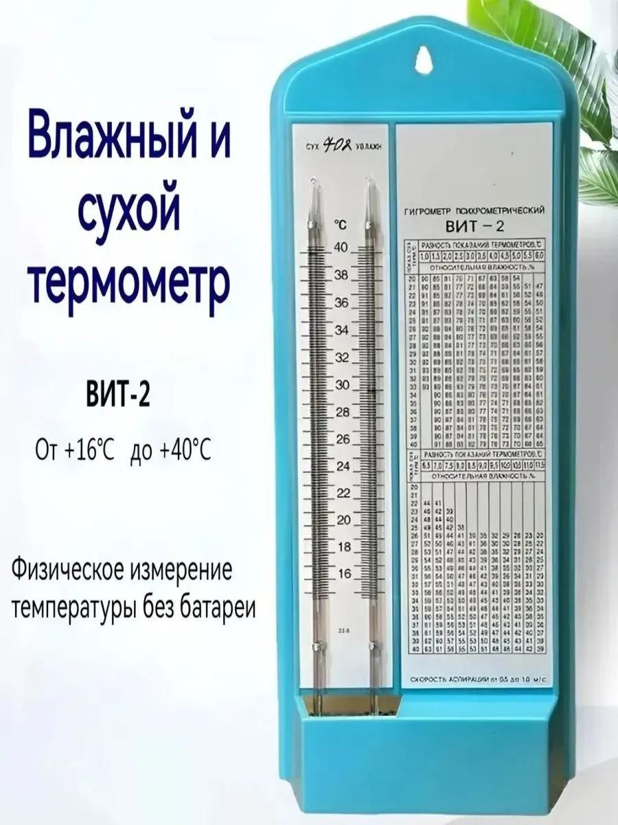 А такой гигрометр я использую в Петербурге. © Ozon