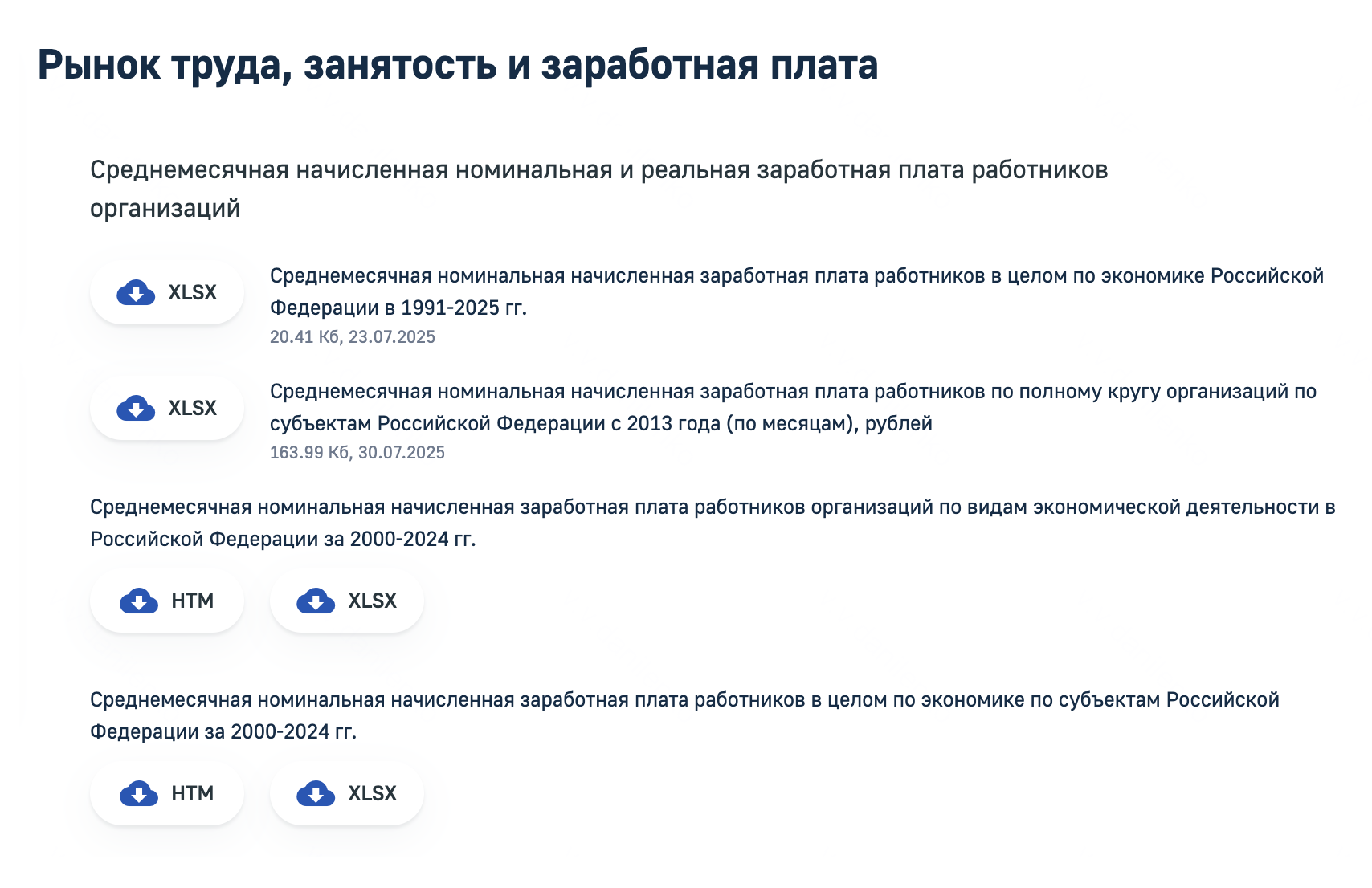 На сайте Росстата зарплата в разных сферах экономики собрана в эксель-таблице. Придется найти эту страницу в поисковике, скачать таблицу и разобраться в ней. Если просто искать эти данные в поисковике, их можно не найти
