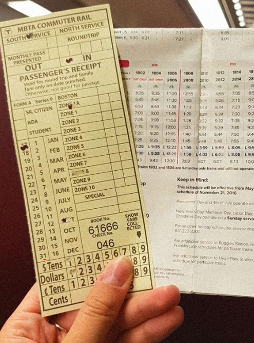 Билеты на поезд Провиденс — Бостон в США