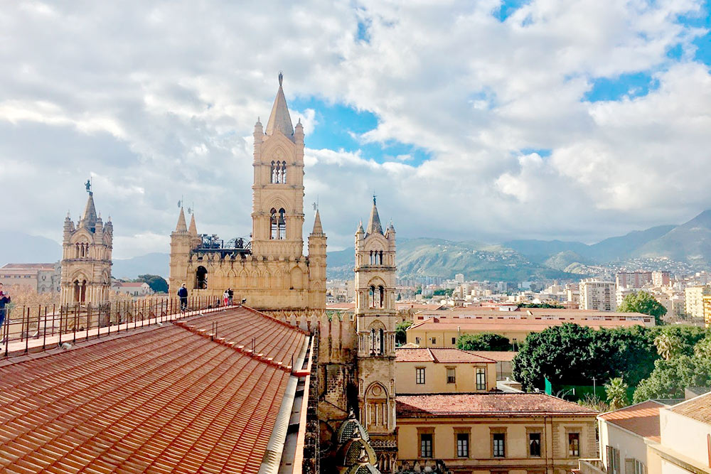 Виды с крыши собора в Палермо определенно стоят своих 5 €