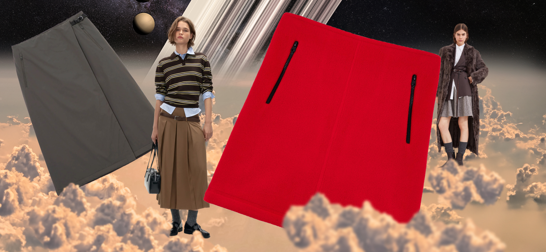 Наконец-то нормаль­ные тренды: главные юбки зимы — теплые!