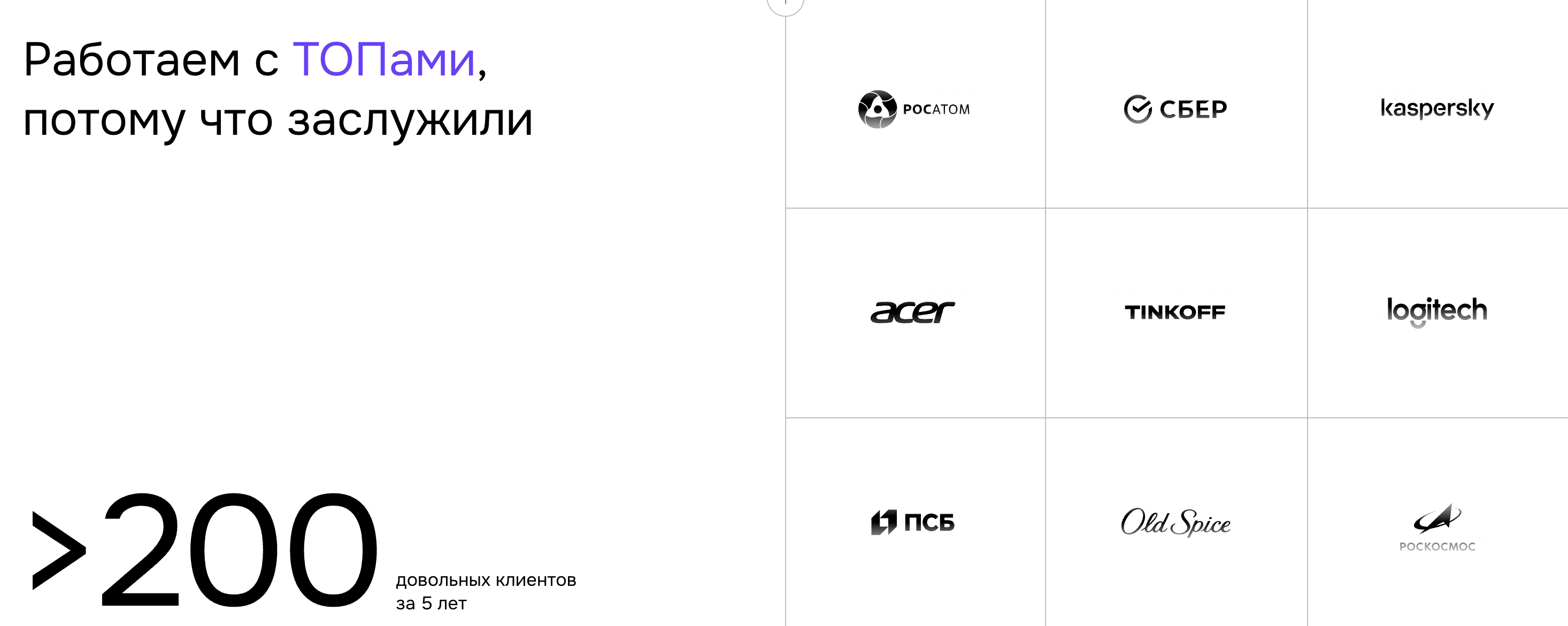 Работали реально с ТОПами