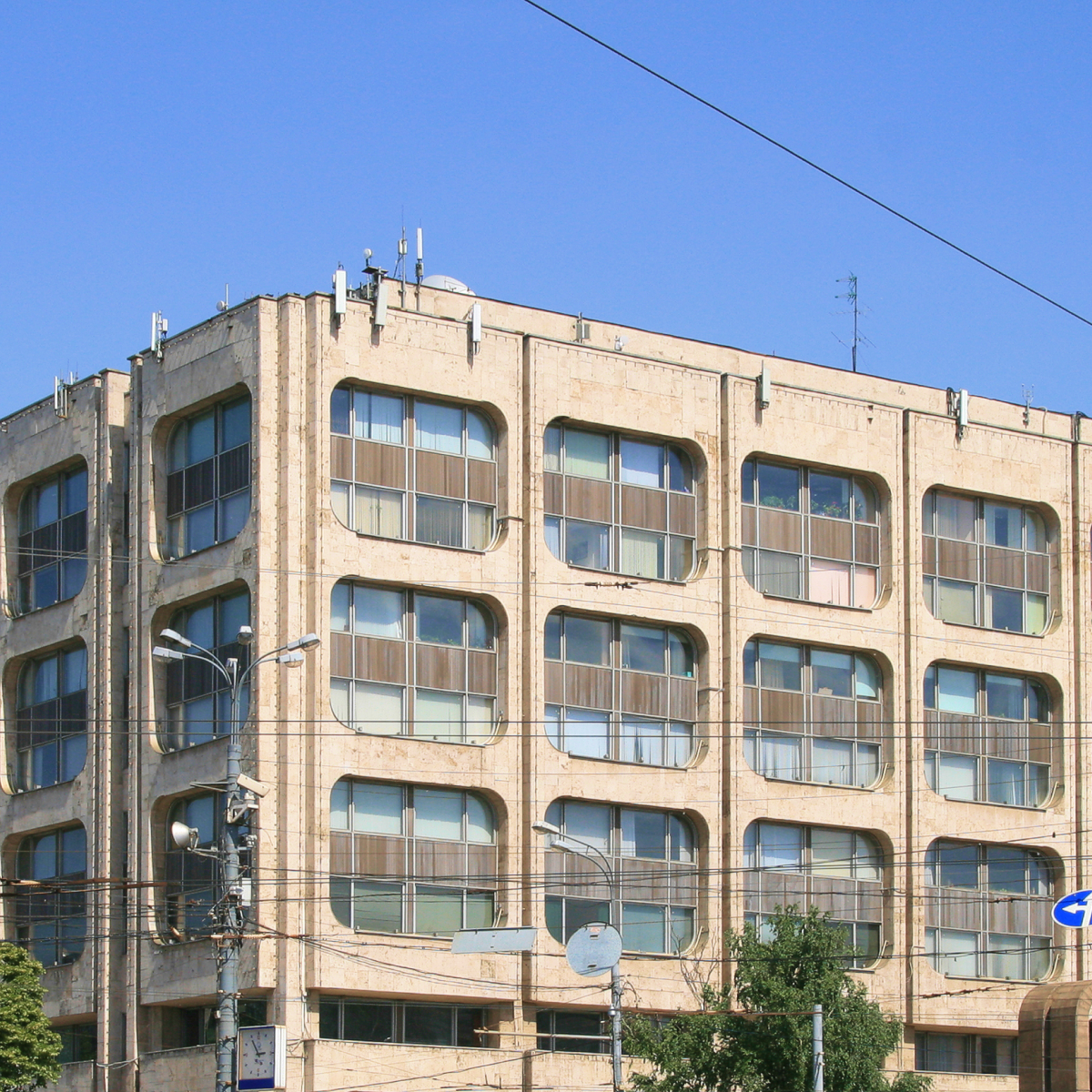 Здание ТАСС — пример советского модернизма
