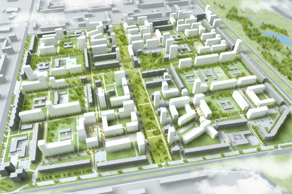 Так будет выглядеть квартал после реновации. Источник: городская программа «Развитие застроенных территорий Санкт-Петербурга»