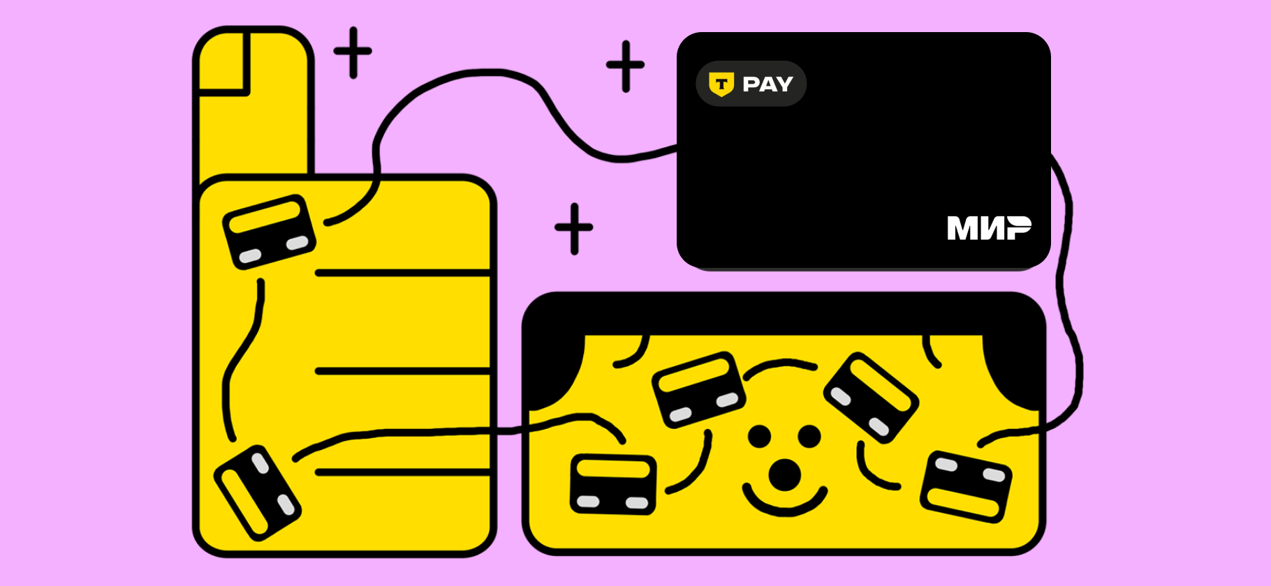 7 способов прикле­ить платежный сти­кер T‑Pay: только непра­виль­ные варианты