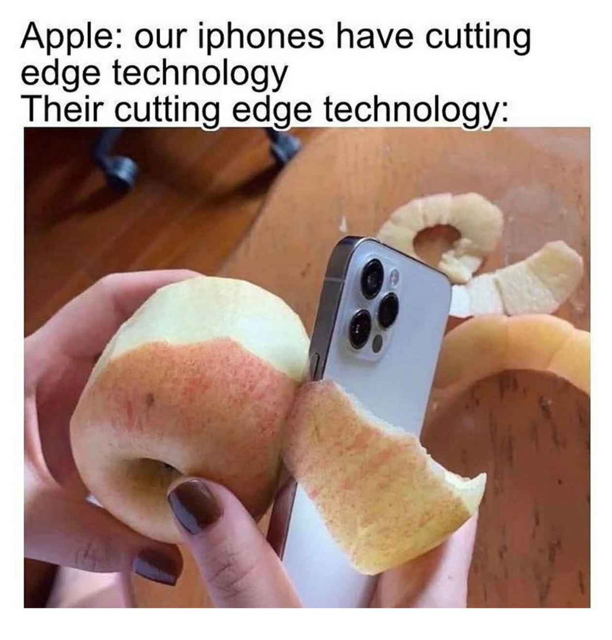 Один из любимых мемов про cutting-edge technology