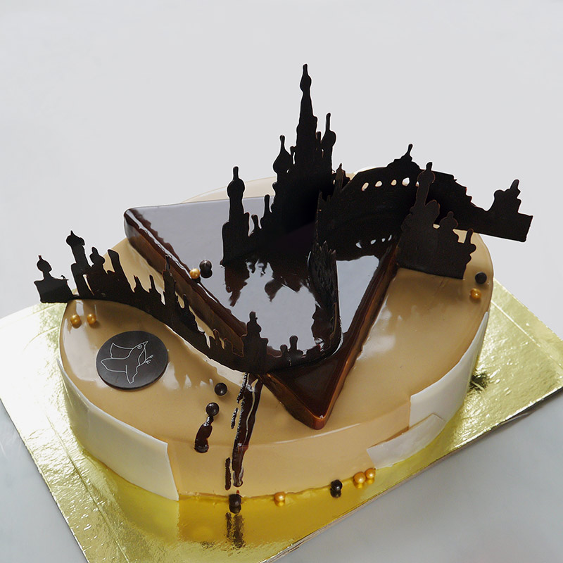 Торт с панорамой Москвы