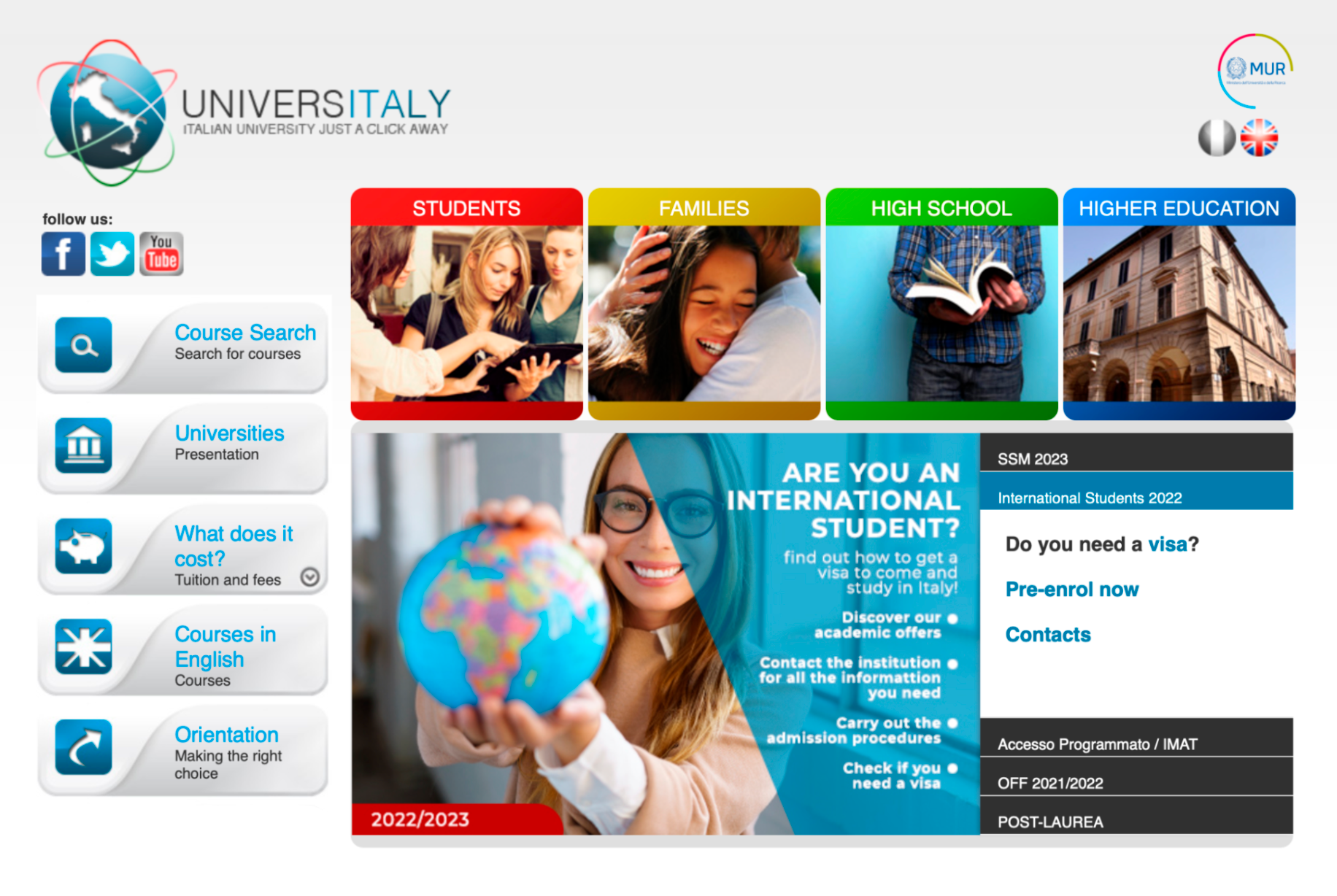 Платформа Universitaly — посредник между абитуриентом, университетом и итальянским консульством