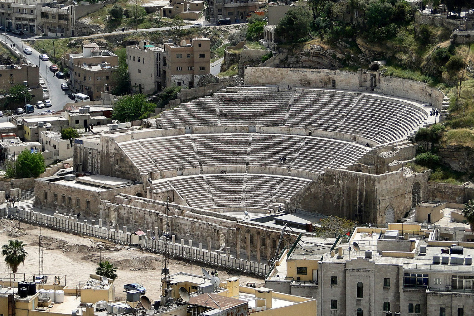 Так выглядит римский амфитеатр в Аммане. Источник: en.wikipedia.org