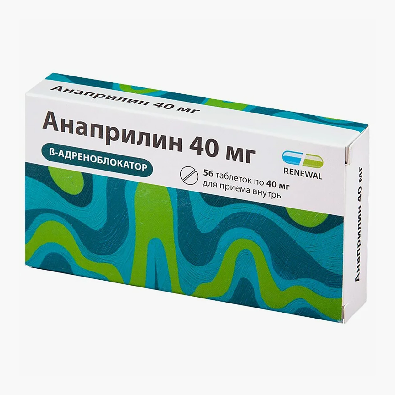 «Анаприлин Реневал», 40 мг