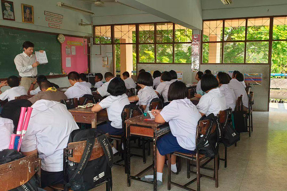 Вот так выглядит преподавание в тайских классах