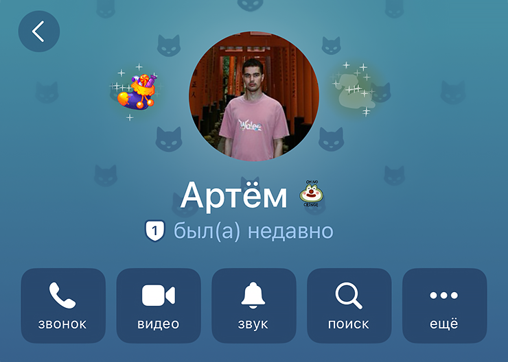 Рейтинг отображается в профиле рядом с именем пользователя
