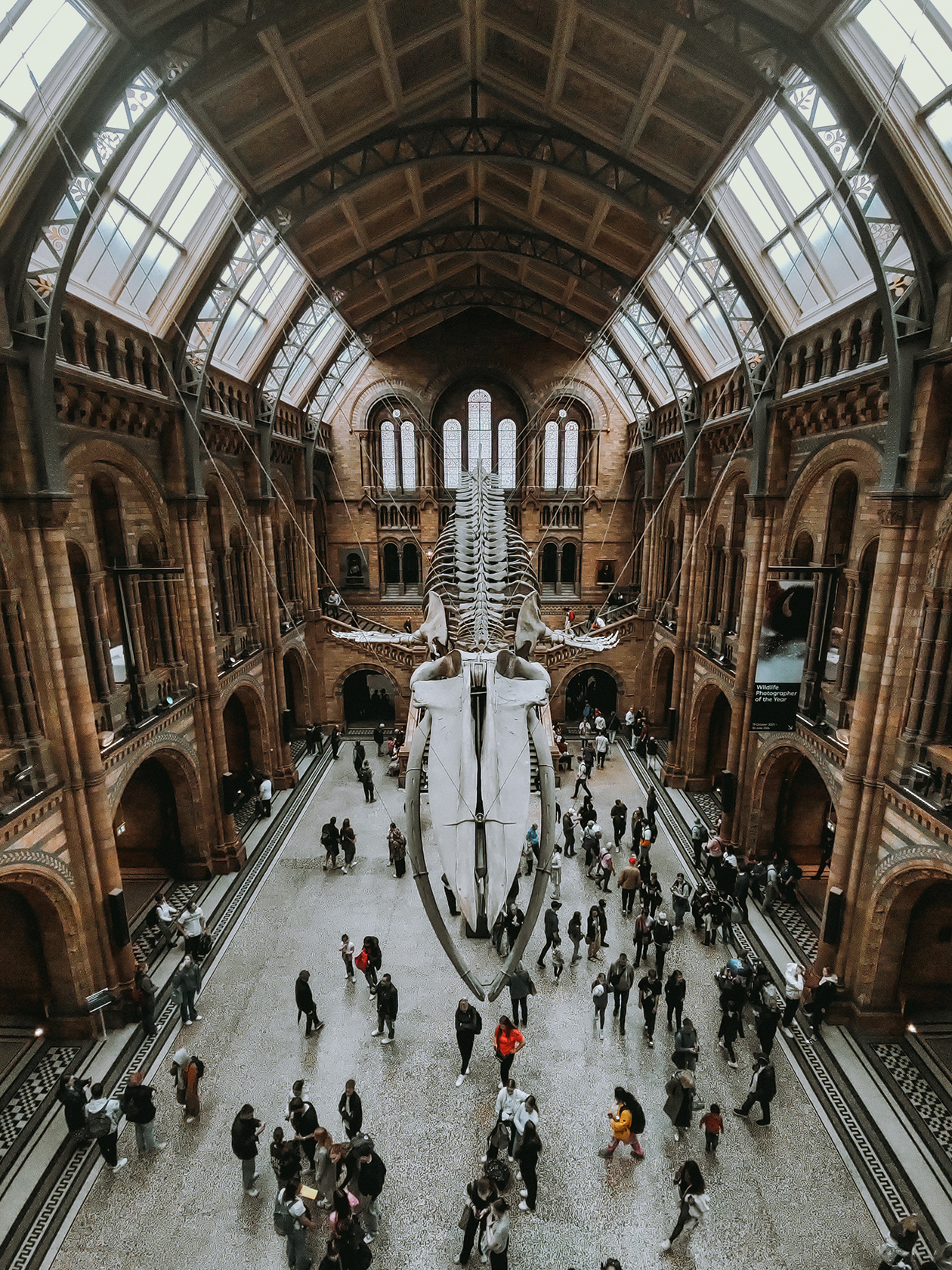 Интерьер главного холла музея — один из самых фотографируемых объектов британской столицы