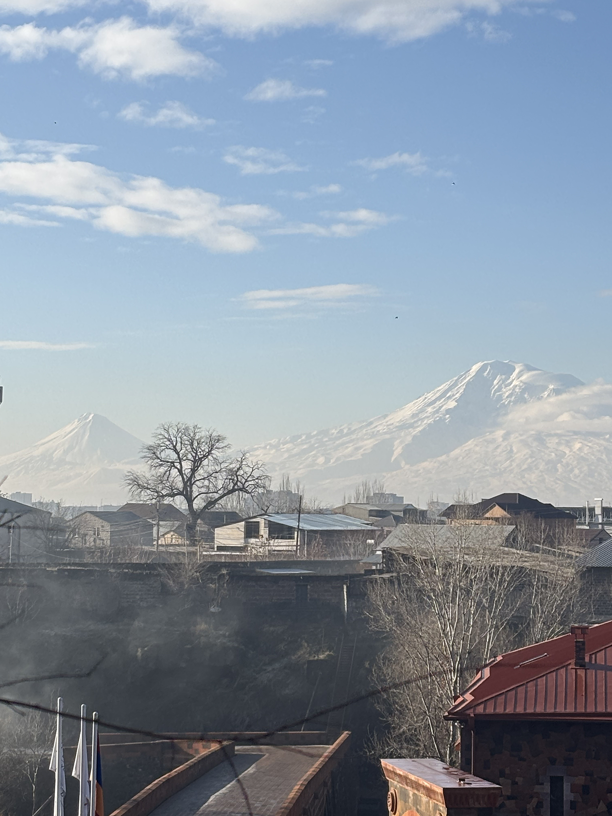 Иконический вид в Ереване