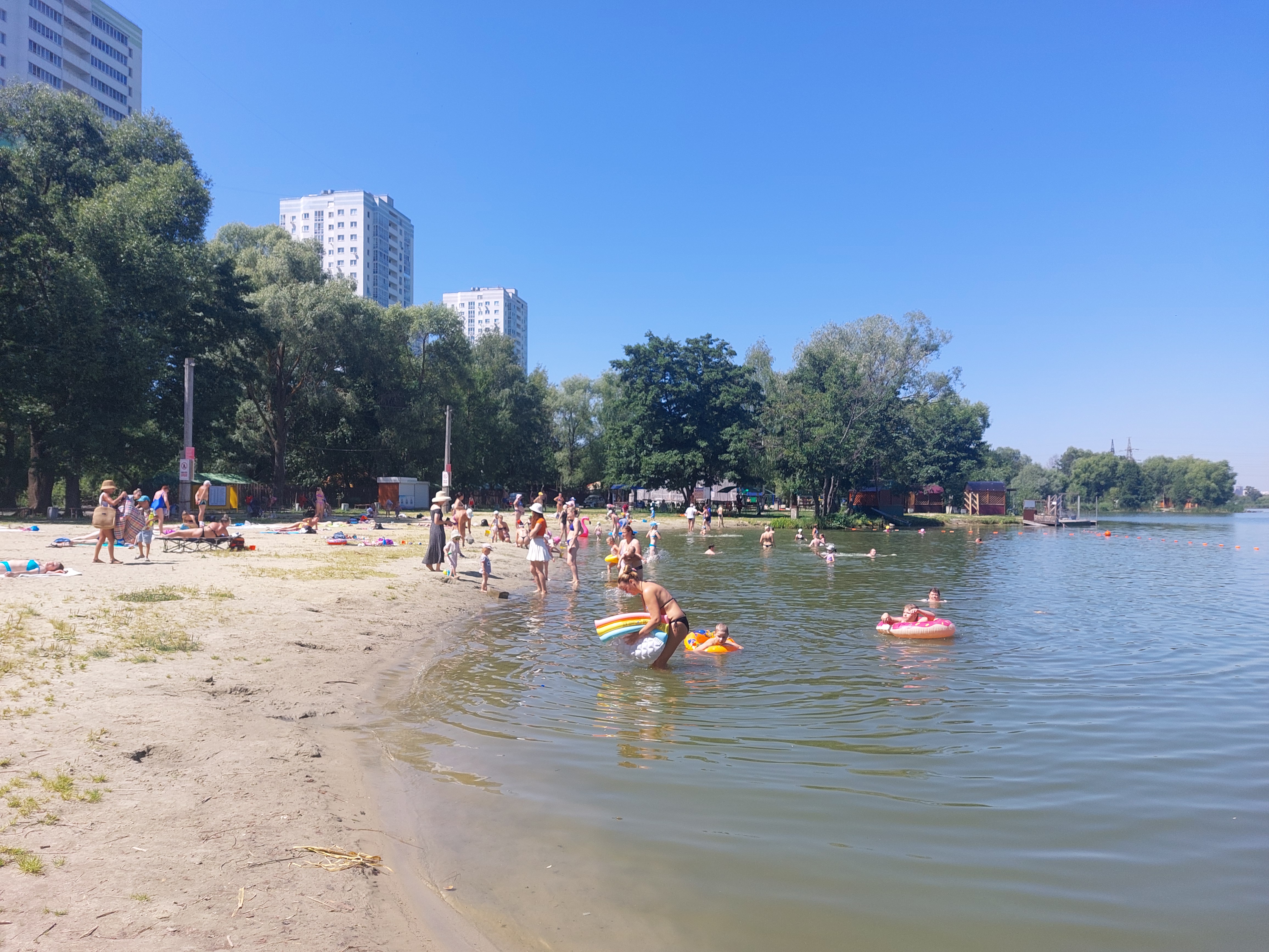 Пляж Ангарка в Пензе
