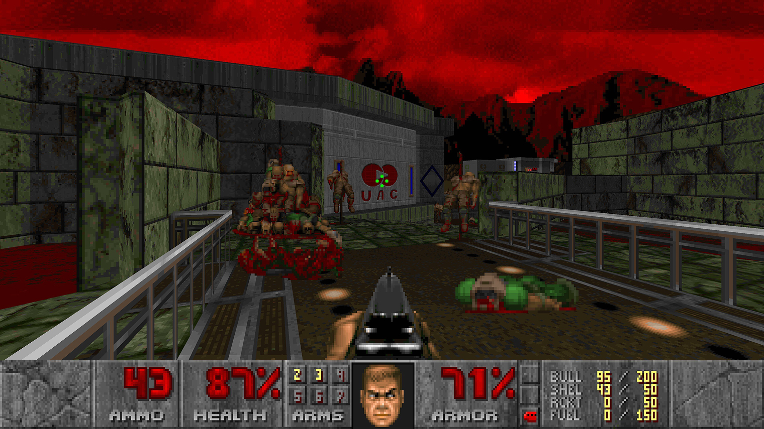 Оригинальная Doom до сих пор увлекает — в том числе других разработчиков. Поэтому и существуют игры вроде Cultic, Dusk и Nightmare Reaper. Кадр: Bethesda Softworks