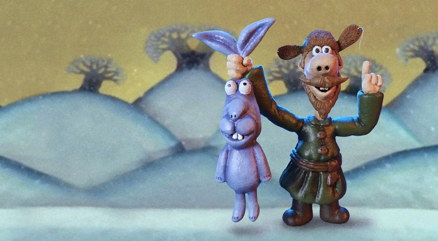 Все начинается с желания главного героя выгоднее продать пойманного зайца. Кадр: «Мьюзик-трейд»