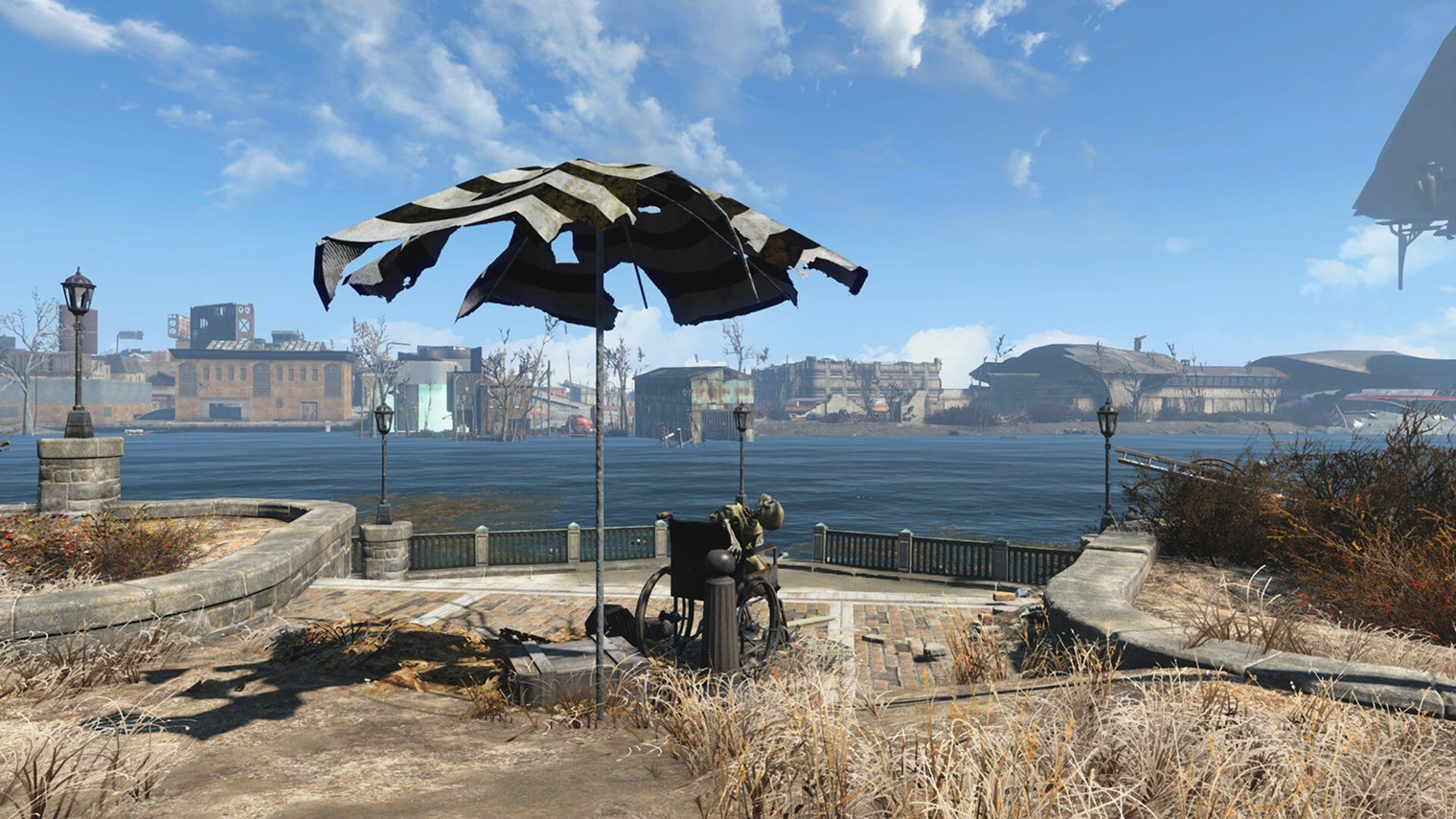 Авторы рассказывают целые истории через детали окружения: даже с помощью скелетов, находящихся на локациях. Кадр: Bethesda Softworks