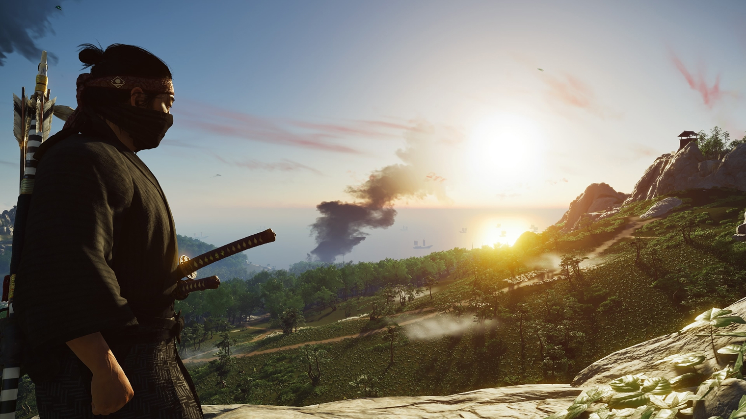 Опадающие листья, ветер, трава на полях и просторы, наполненные чистым воздухом, отвлекают от бесконечных схваток. Хочется сочинять стихи и искать удачные ракурсы в фоторежиме. Кадр: Sony Interactive Entertainment