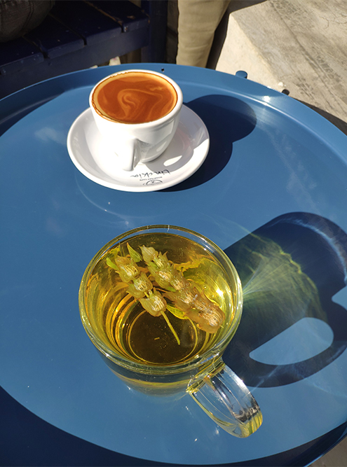 Напитки в кафе Dost. Травяной чай — спасение для тех, кто не пьет черный и зеленый