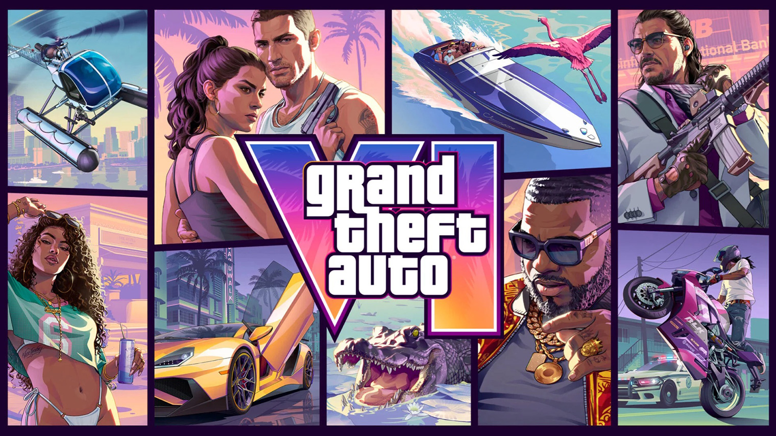 Ключевой арт GTA 6. © Rockstar Games