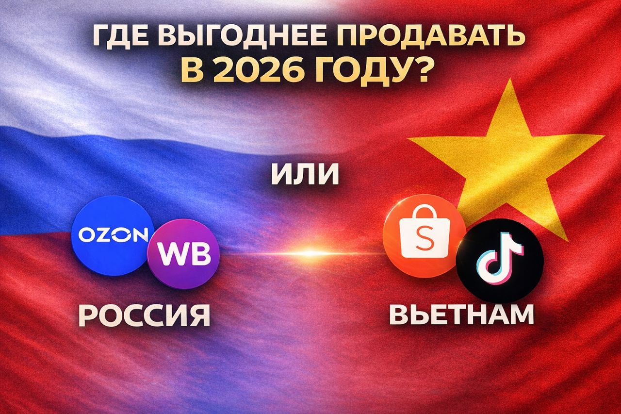 На каких маркетплейсах выгоднее продавать в 2026 году: Россия или Вьетнам
