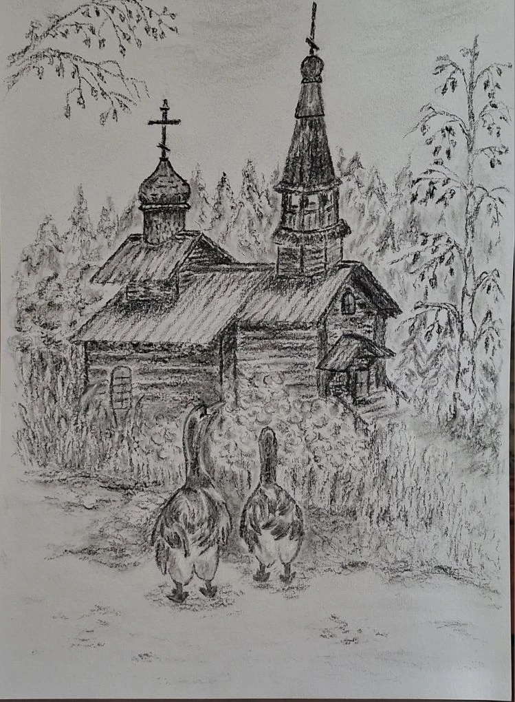 Мои рисунки: уголь в картинах